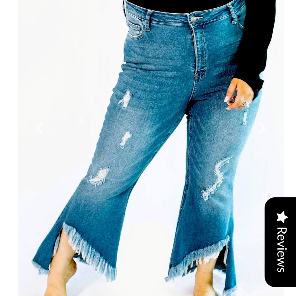 Cropped pants size 14